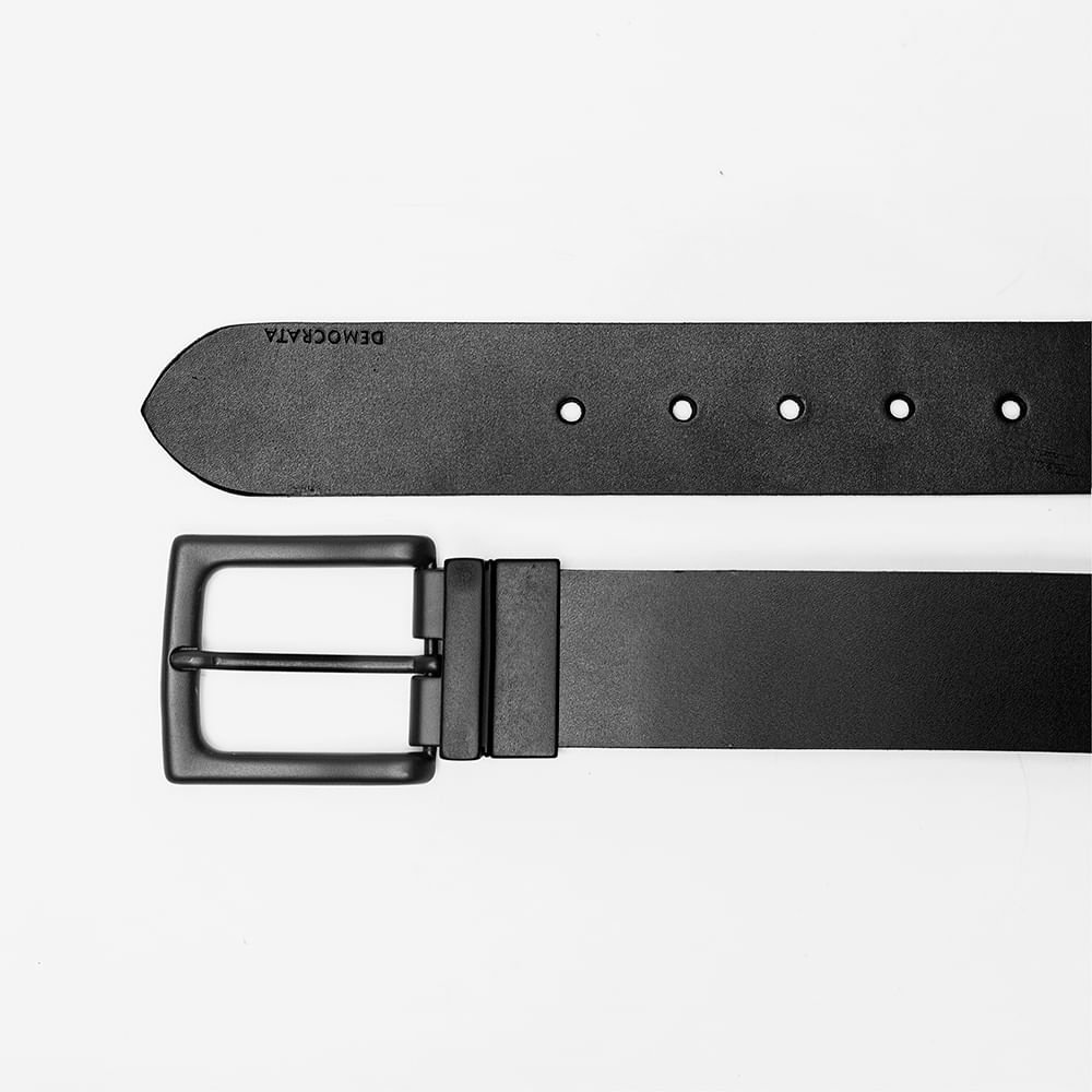 Cinto Preto Largo Metropolitan Dupla Face Preto e Marrom Preto 4