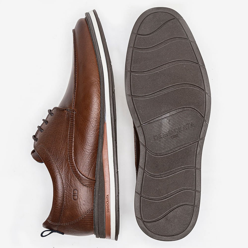 Sapato Metropolitan Type Conhaque Marrom 4