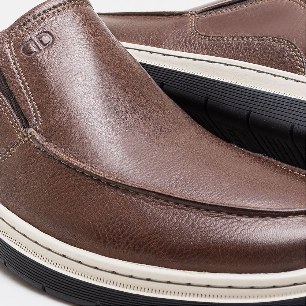 Sapatênis Casual Easy Leave Conhaque Marrom 3