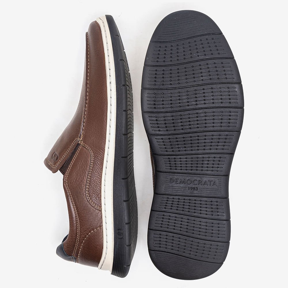 Sapatênis Casual Easy Leave Conhaque Marrom 4