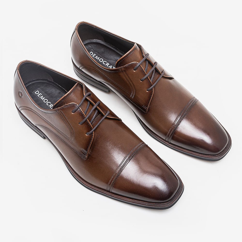 Sapato Metropolitan Clooney Tan Marrom 2