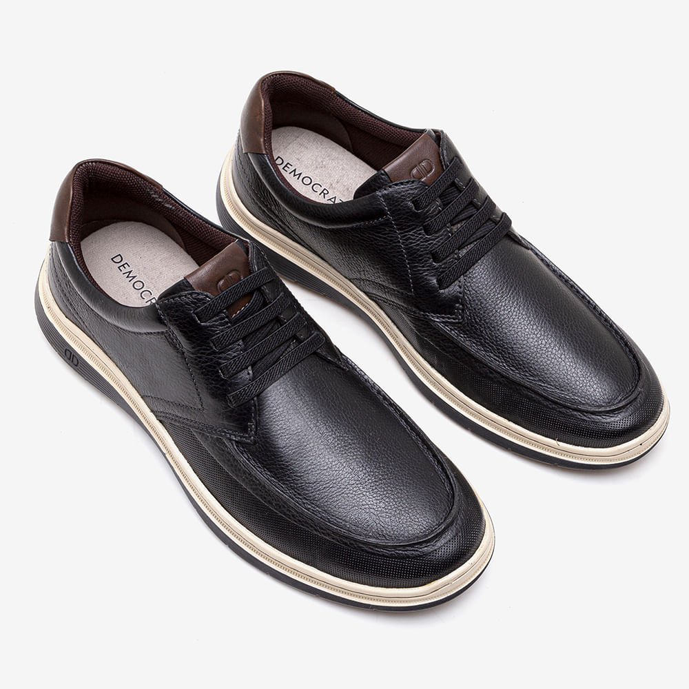 Sapato Easy Leave Preto Preto 2