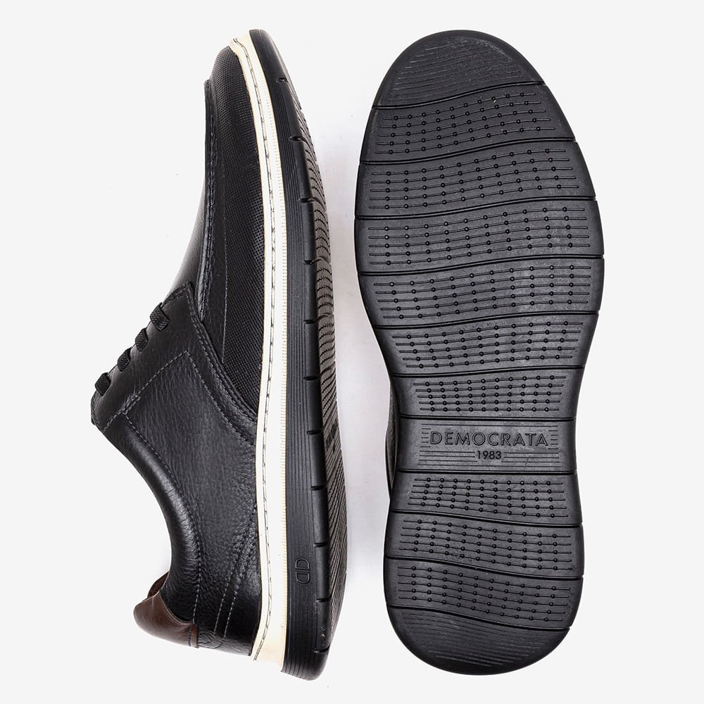 Sapato Easy Leave Preto Preto 4