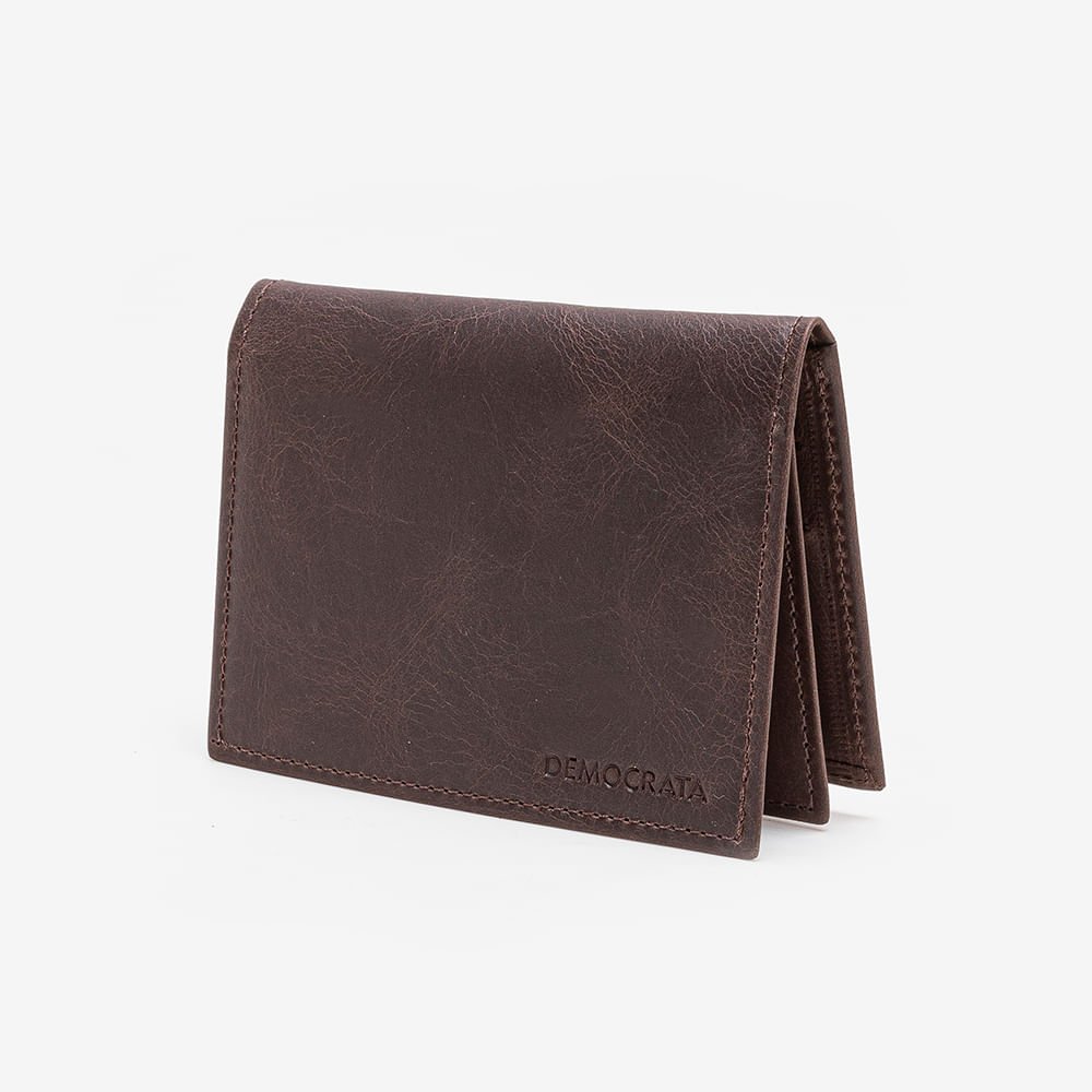 Carteira Metropolitan Café Em Couro Marrom 2