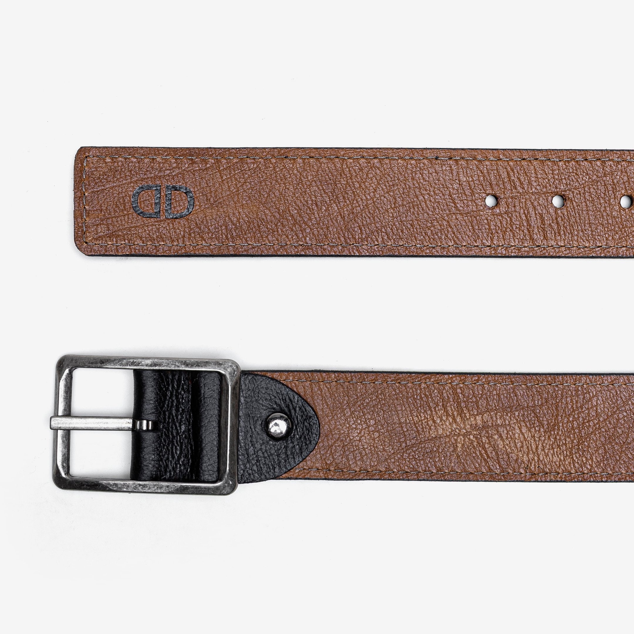 Cinto Estreito Marrom Marrom 2