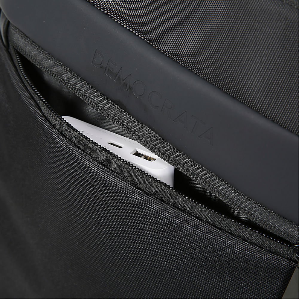 Mochila Smart Democrata Preto Preto 3