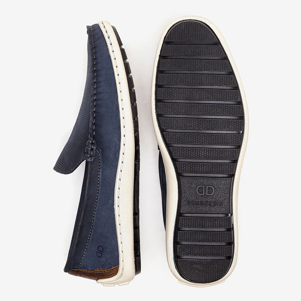 Mocassim Easy Malta Azul Azul 4