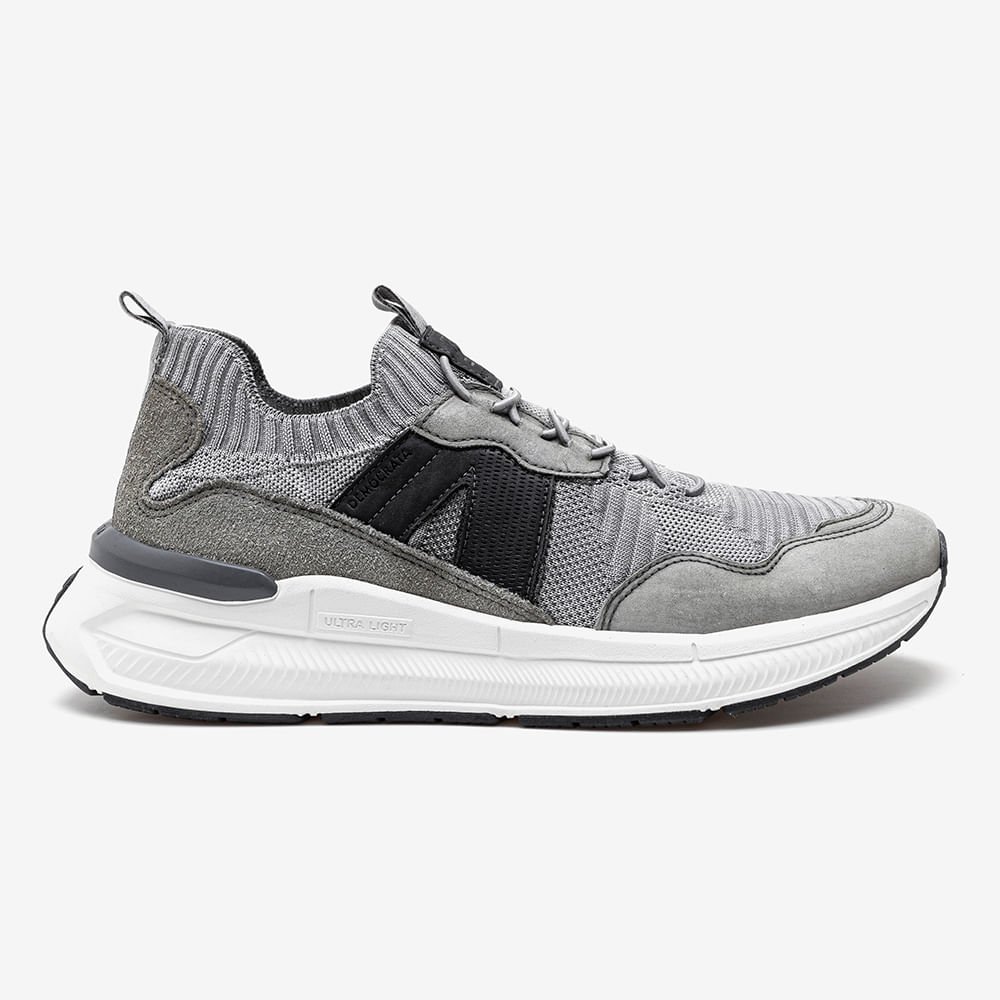 Tênis Denim Brad Ultra Light Cloudy Cinza 1
