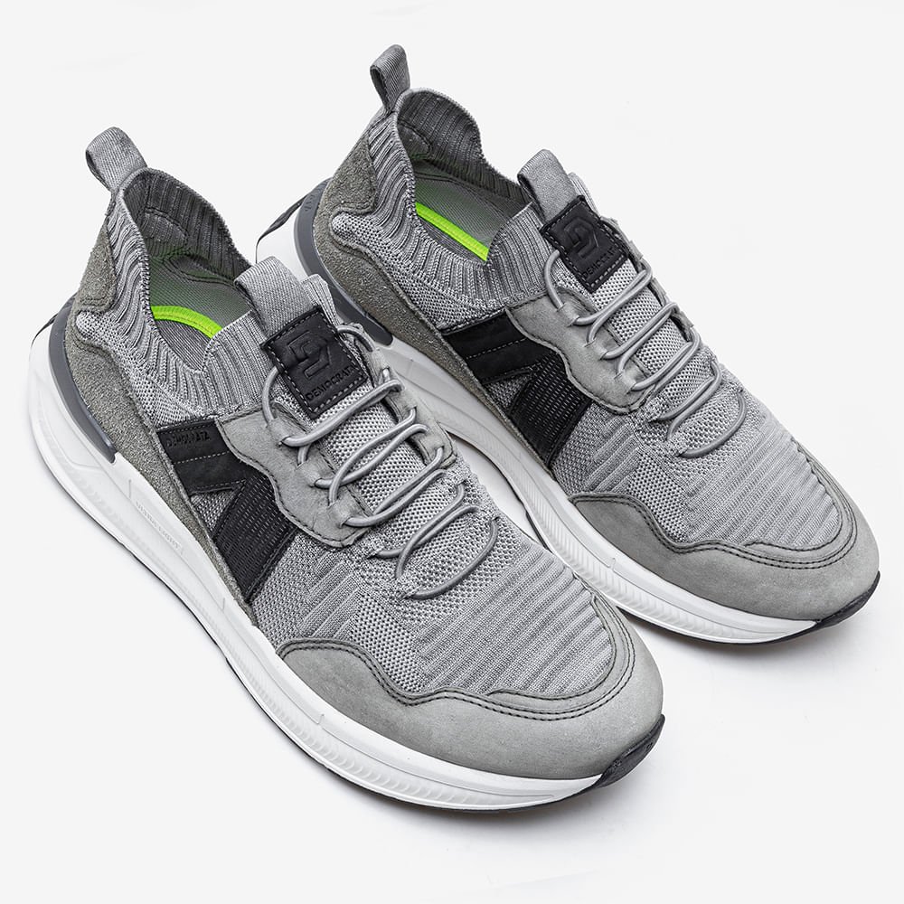Tênis Denim Brad Ultra Light Cloudy Cinza 2