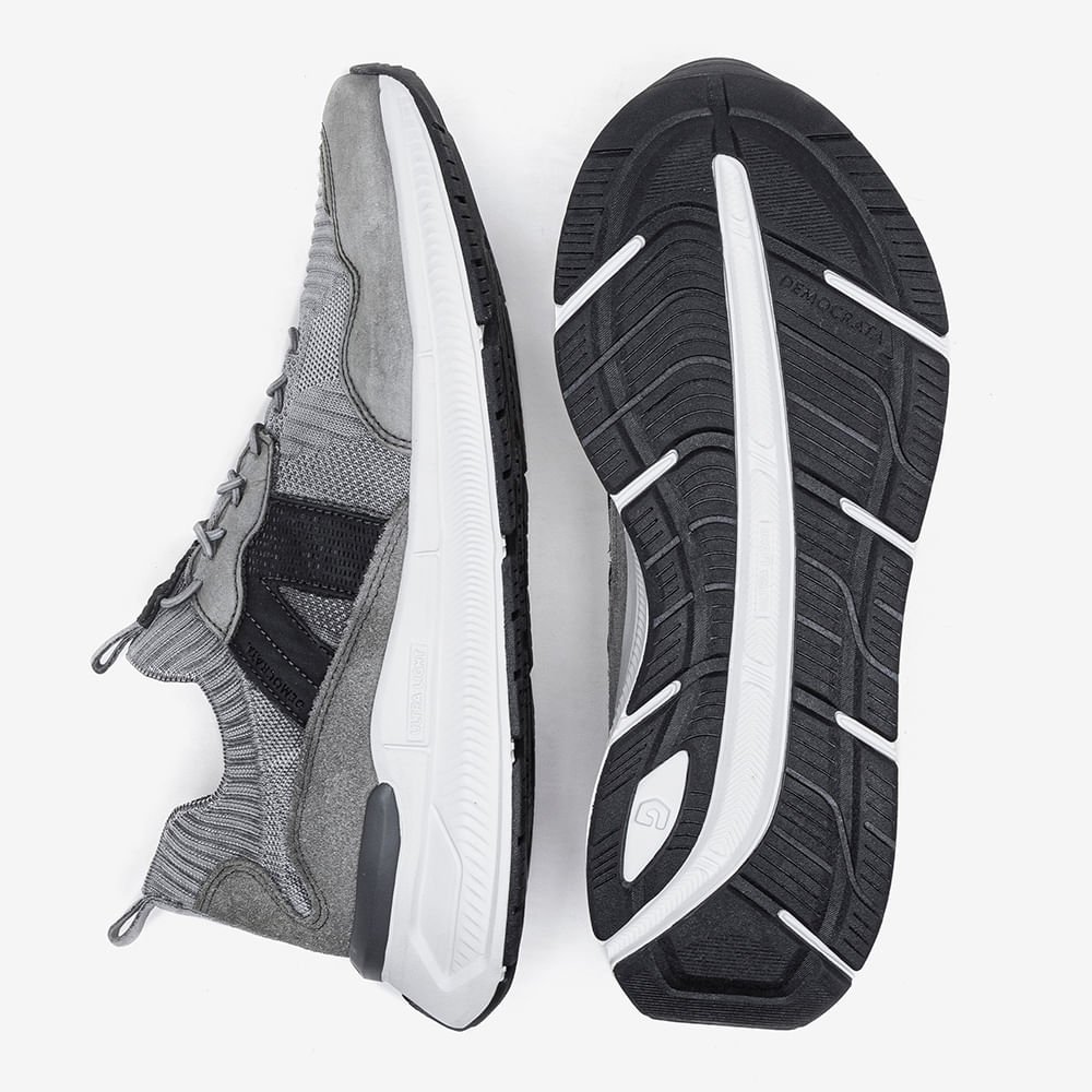 Tênis Denim Brad Ultra Light Cloudy Cinza 4