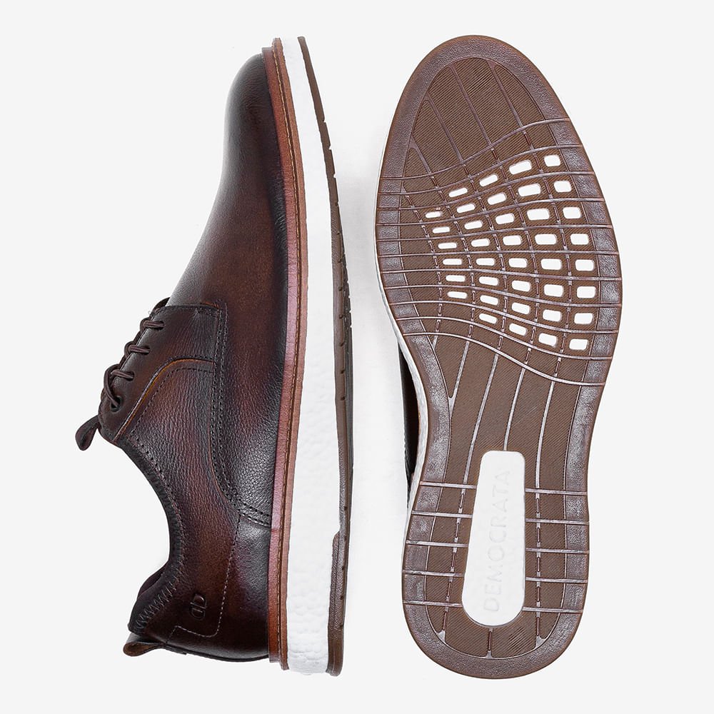 Sapato Metropolitan Clark Pulse Mogno Marrom 4