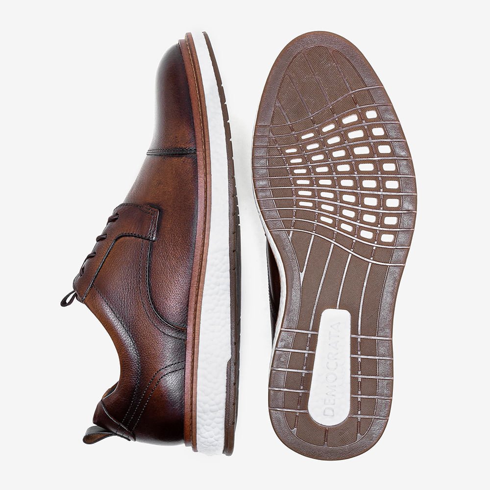 Sapato Metropolitan Clark Pulse Tan Marrom 4