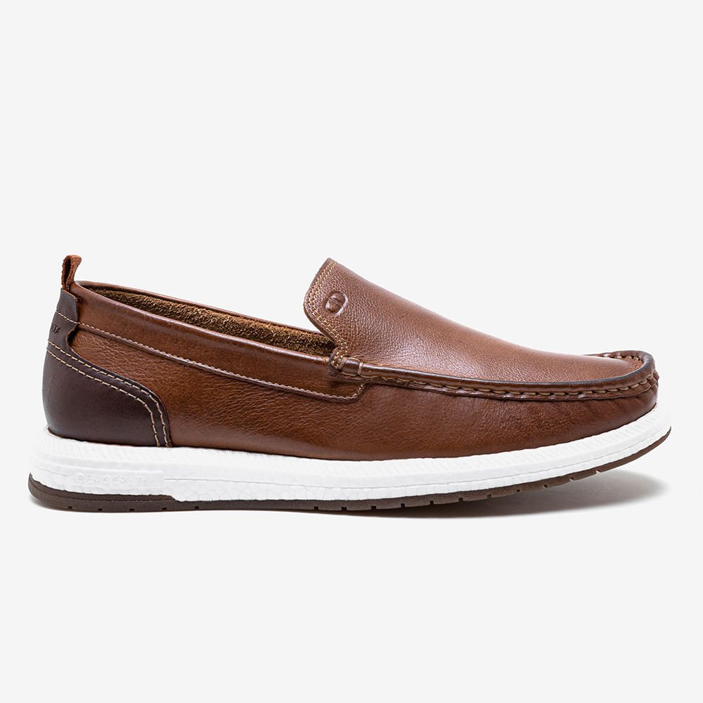 Mocassim Easy Flop Pulse Marrom Marrom 1