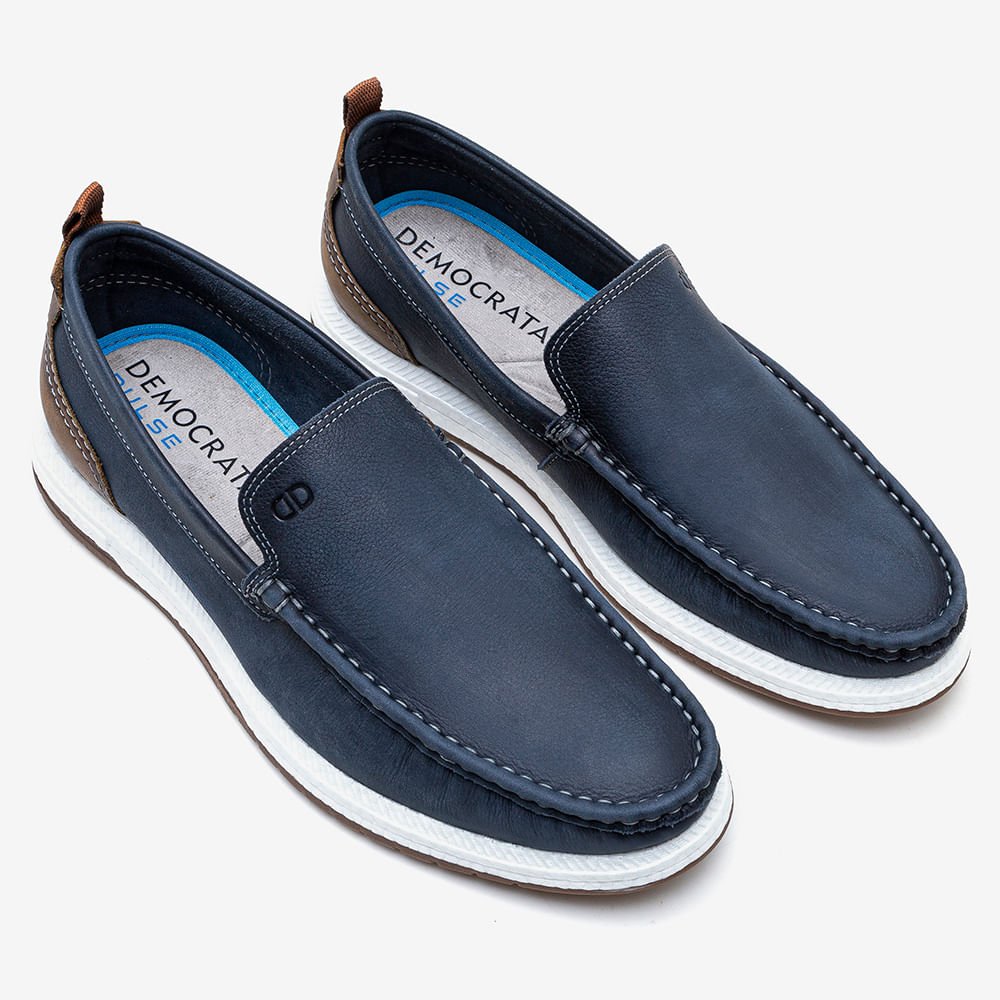 Mocassim Easy Flop Pulse Navy Azul 2