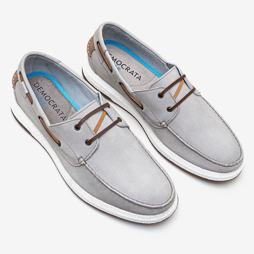 Mocassim Easy Flop Pulse Cinza Cinza 2