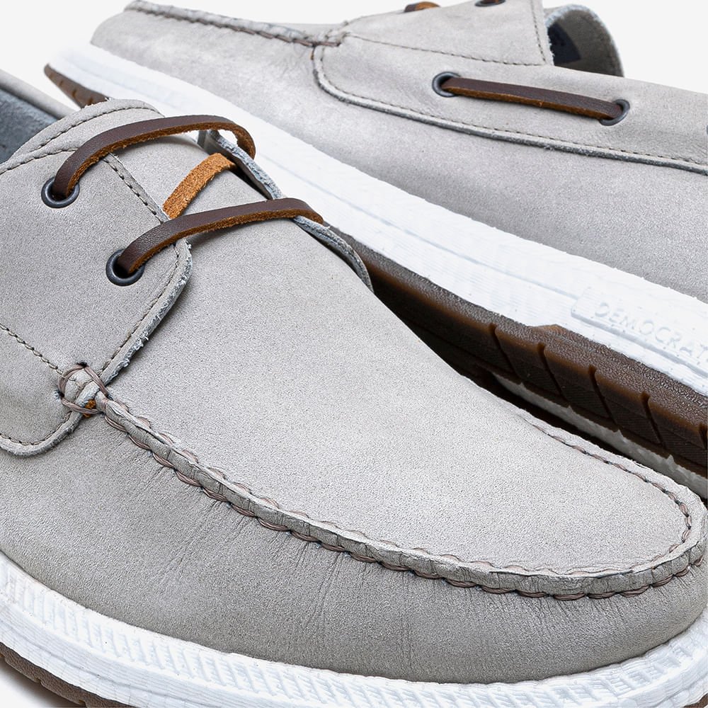 Mocassim Easy Flop Pulse Cinza Cinza 3