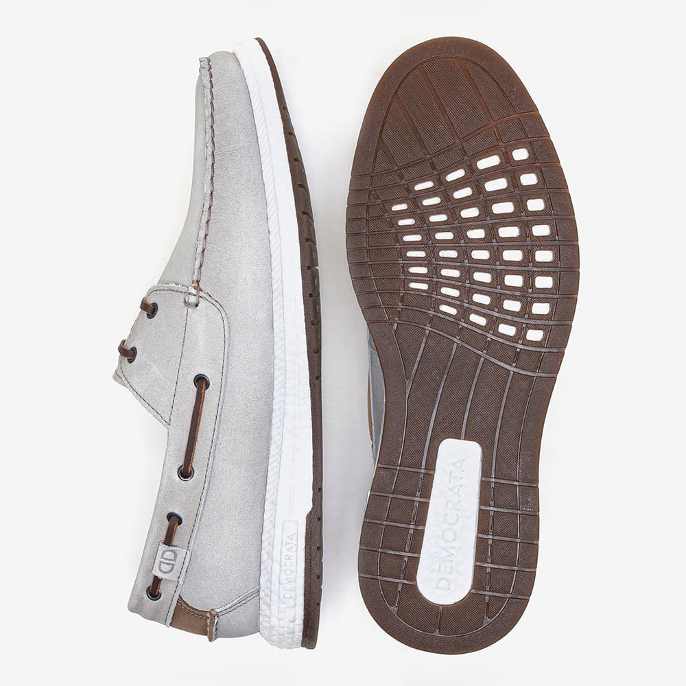 Mocassim Easy Flop Pulse Cinza Cinza 4