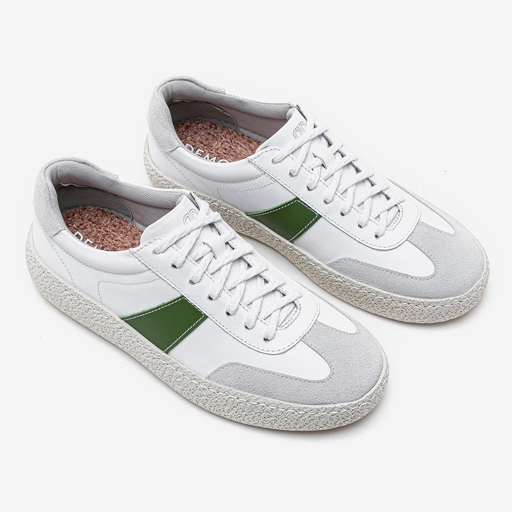 Tênis Feminino Bora Branco/Verde Verde 2