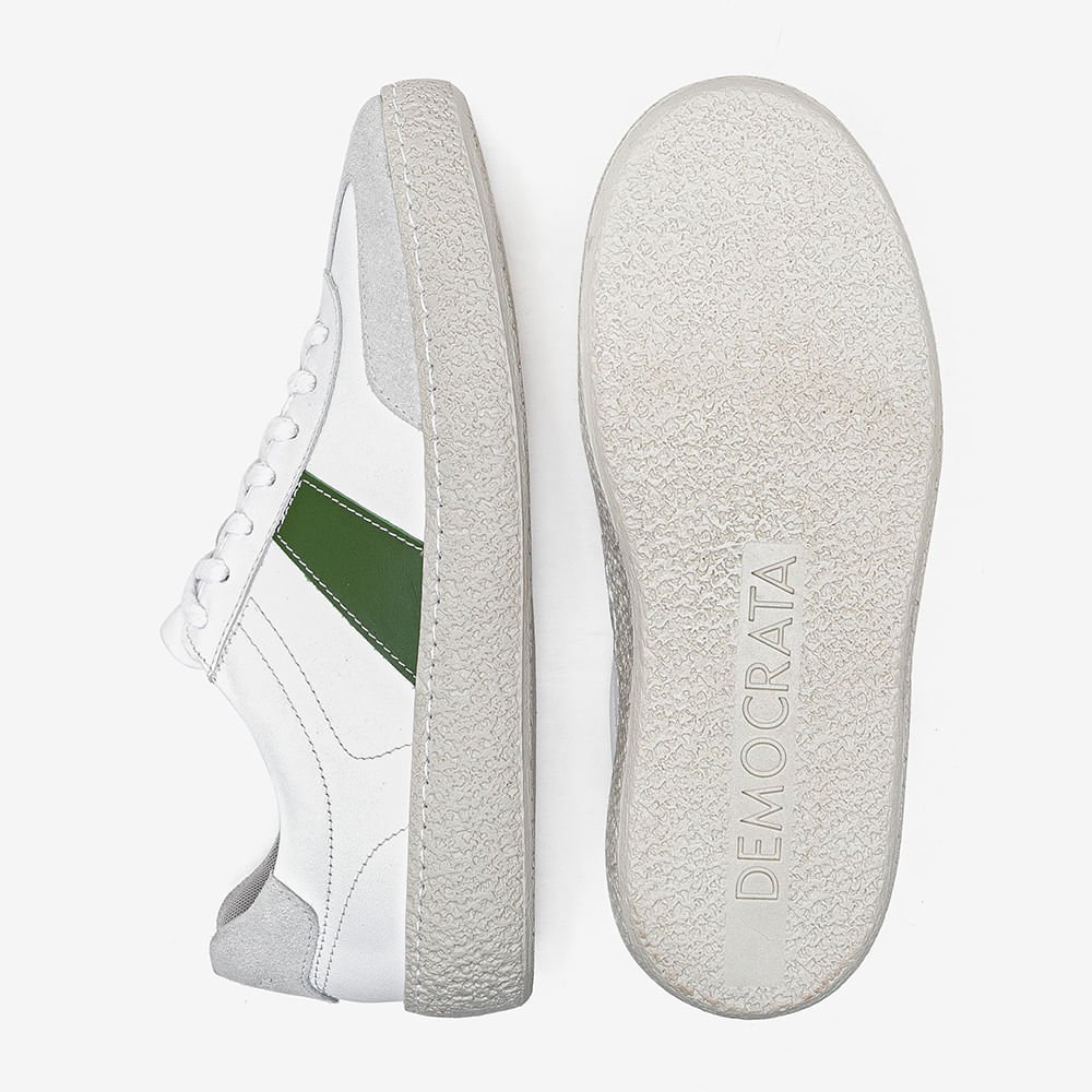 Tênis Feminino Bora Branco/Verde Verde 4