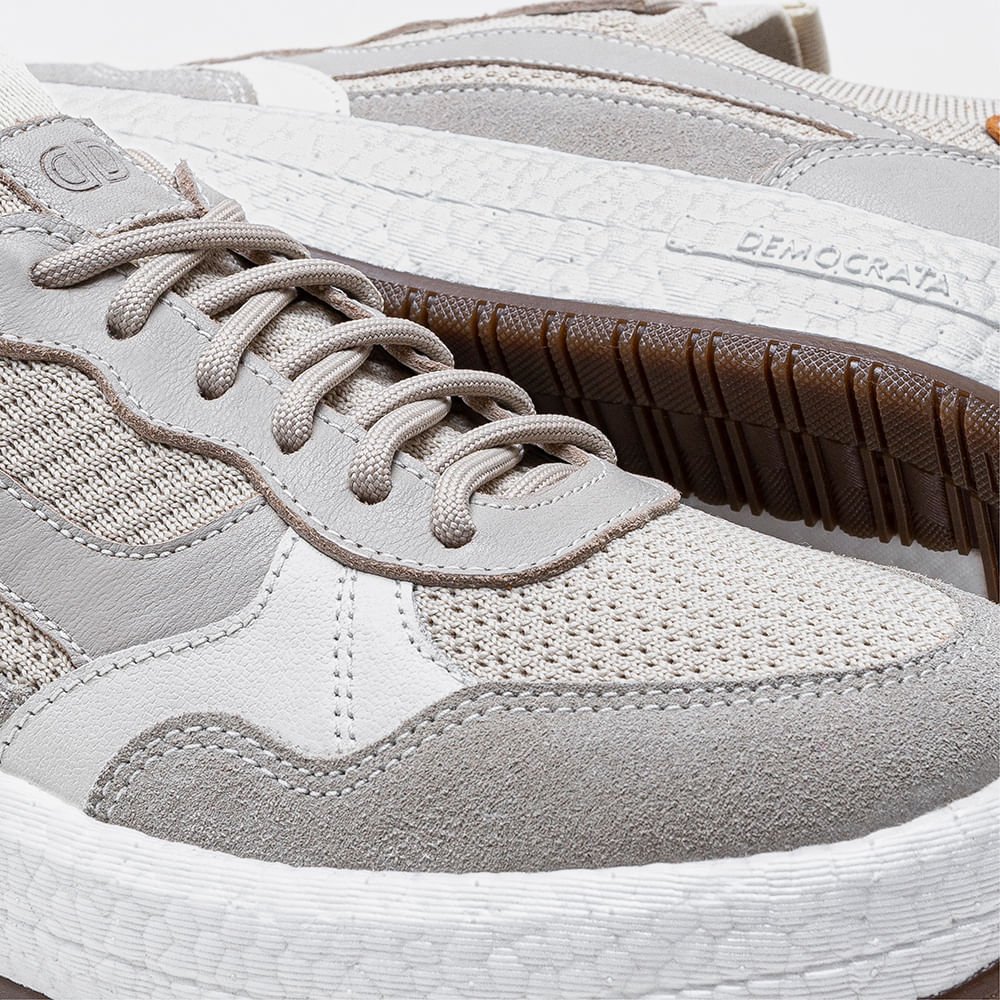 Tênis Feminino Drake Pulse Off White Cinza 3