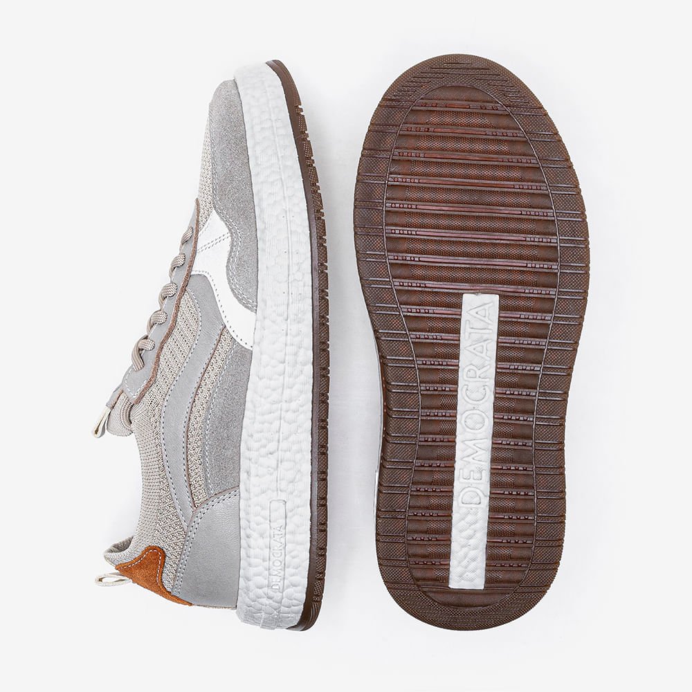 Tênis Feminino Drake Pulse Off White Cinza 4