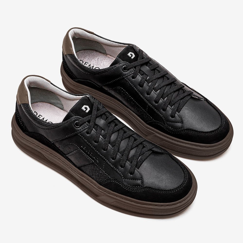 Tênis Denim Wide Preto Preto 2