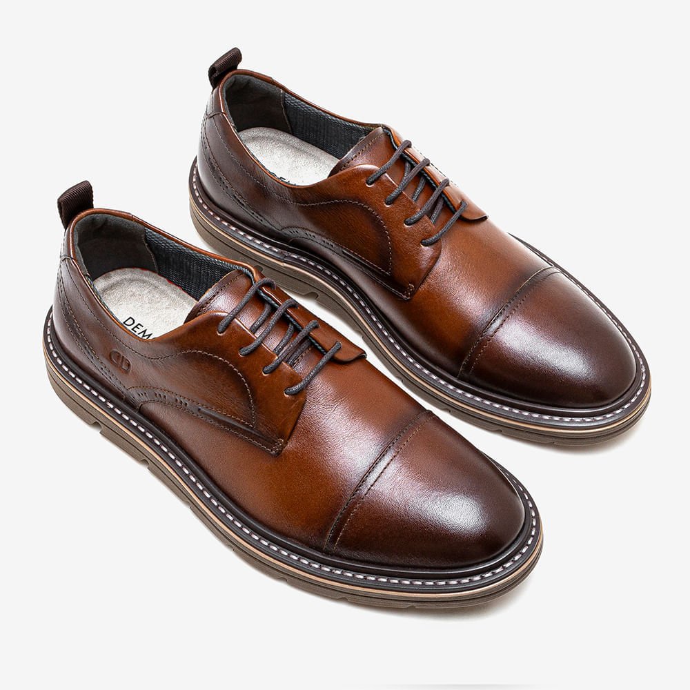 Sapato Metropolitan Jeff Marrom Marrom 2
