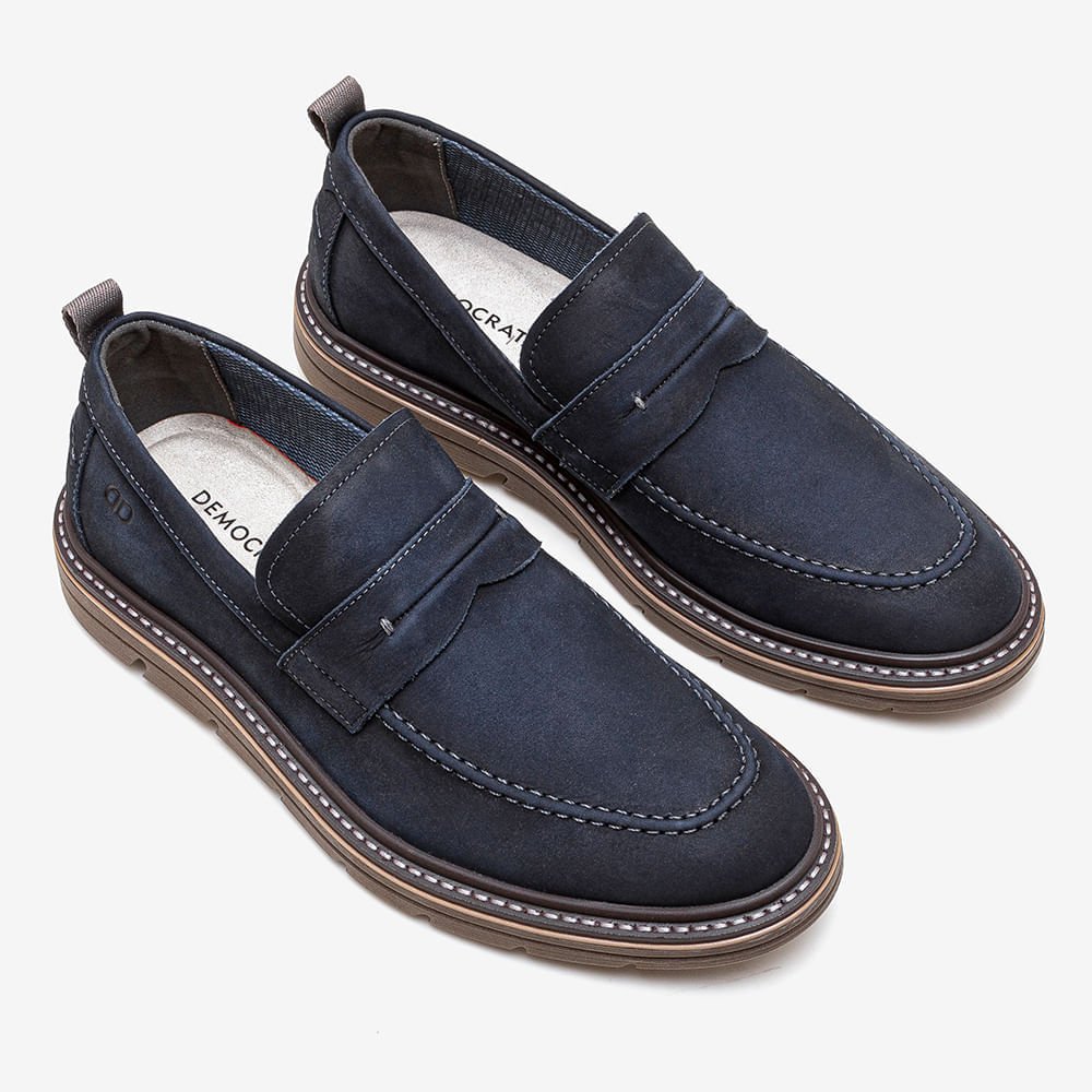 Sapato Metropolitan Jeff Azul Azul 2