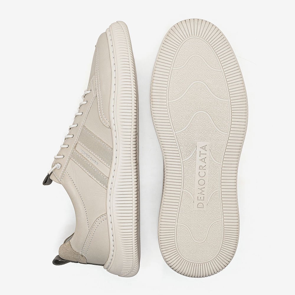 Tênis Denim Vibe Ultra Light Creme Bege 4