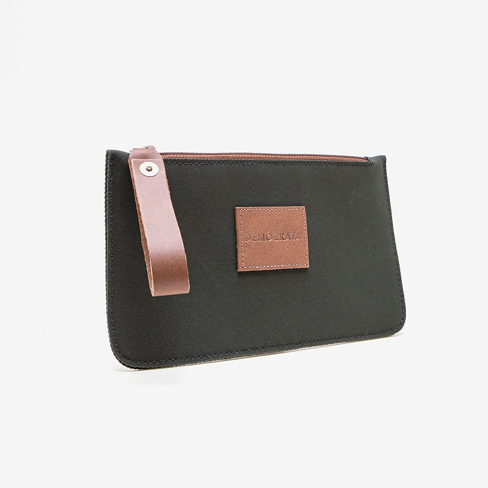 Necessaire Verde Marrom 2
