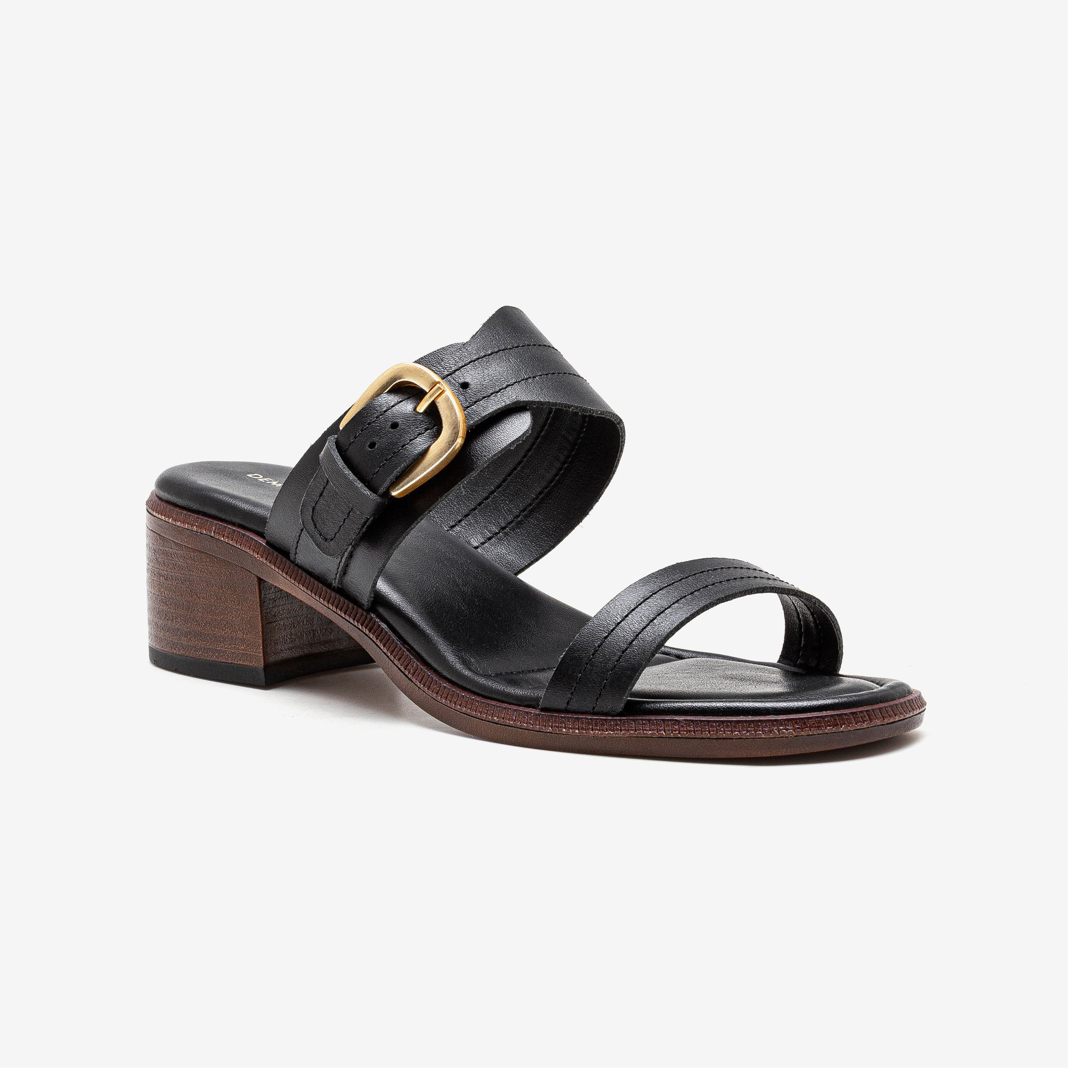 Sandália Feminina Evora Preto Preto 2