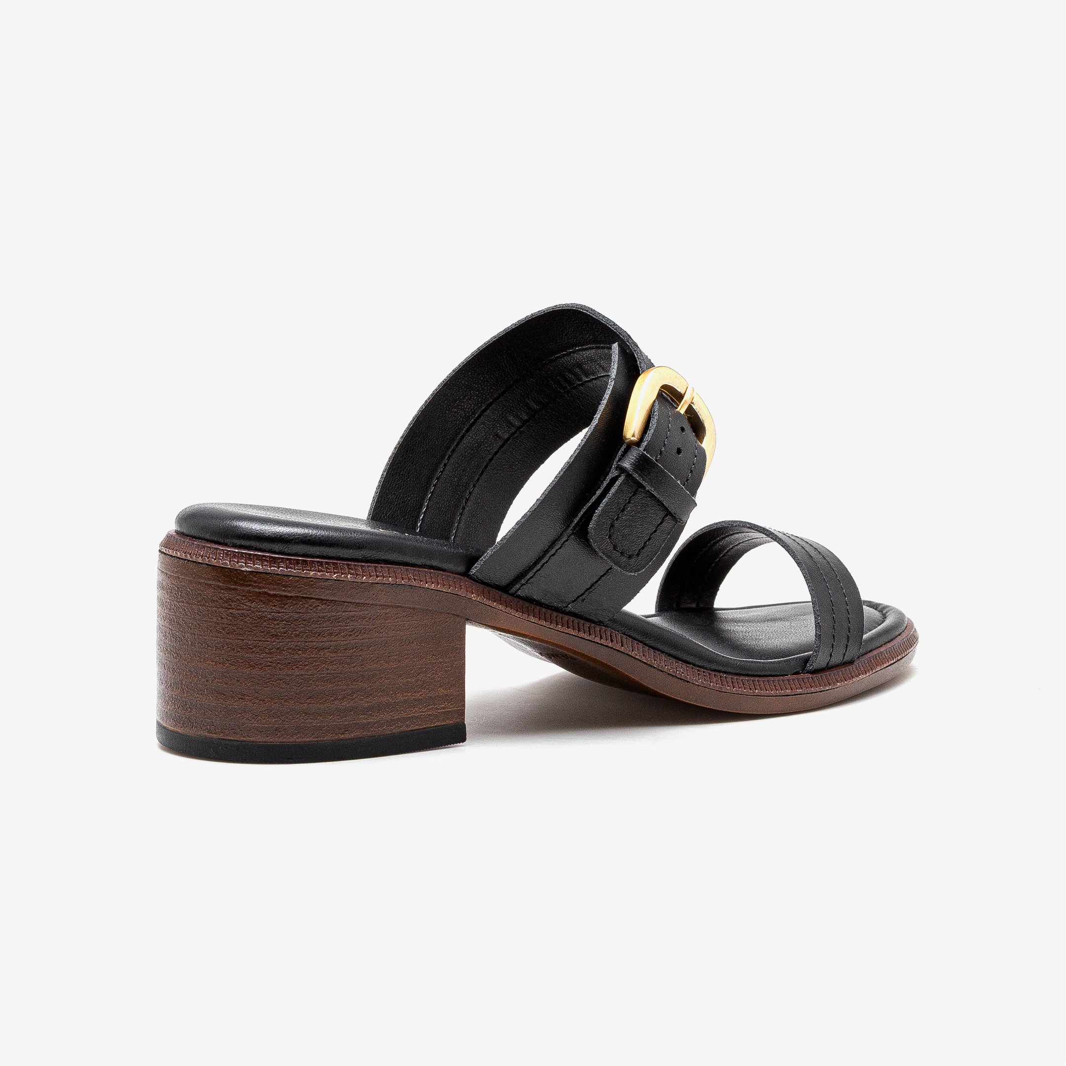 Sandália Feminina Evora Preto Preto 3