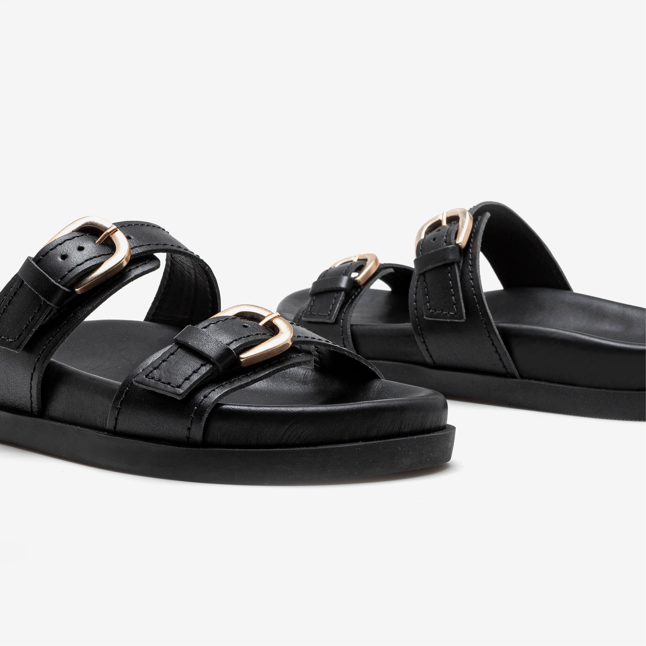 Papete Feminina Iris Preto Preto 4