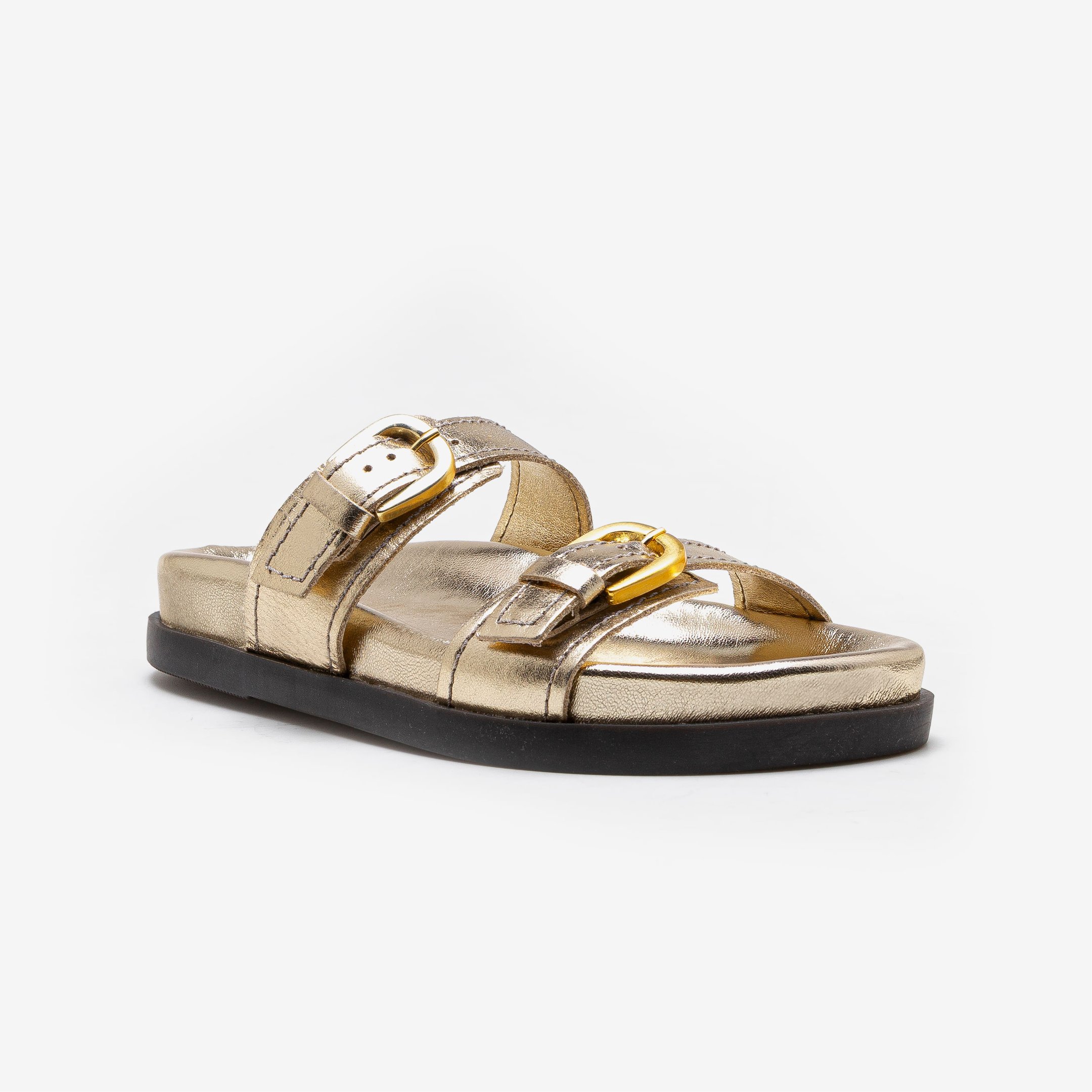 Papete Feminina Iris Dourado Dourado 2