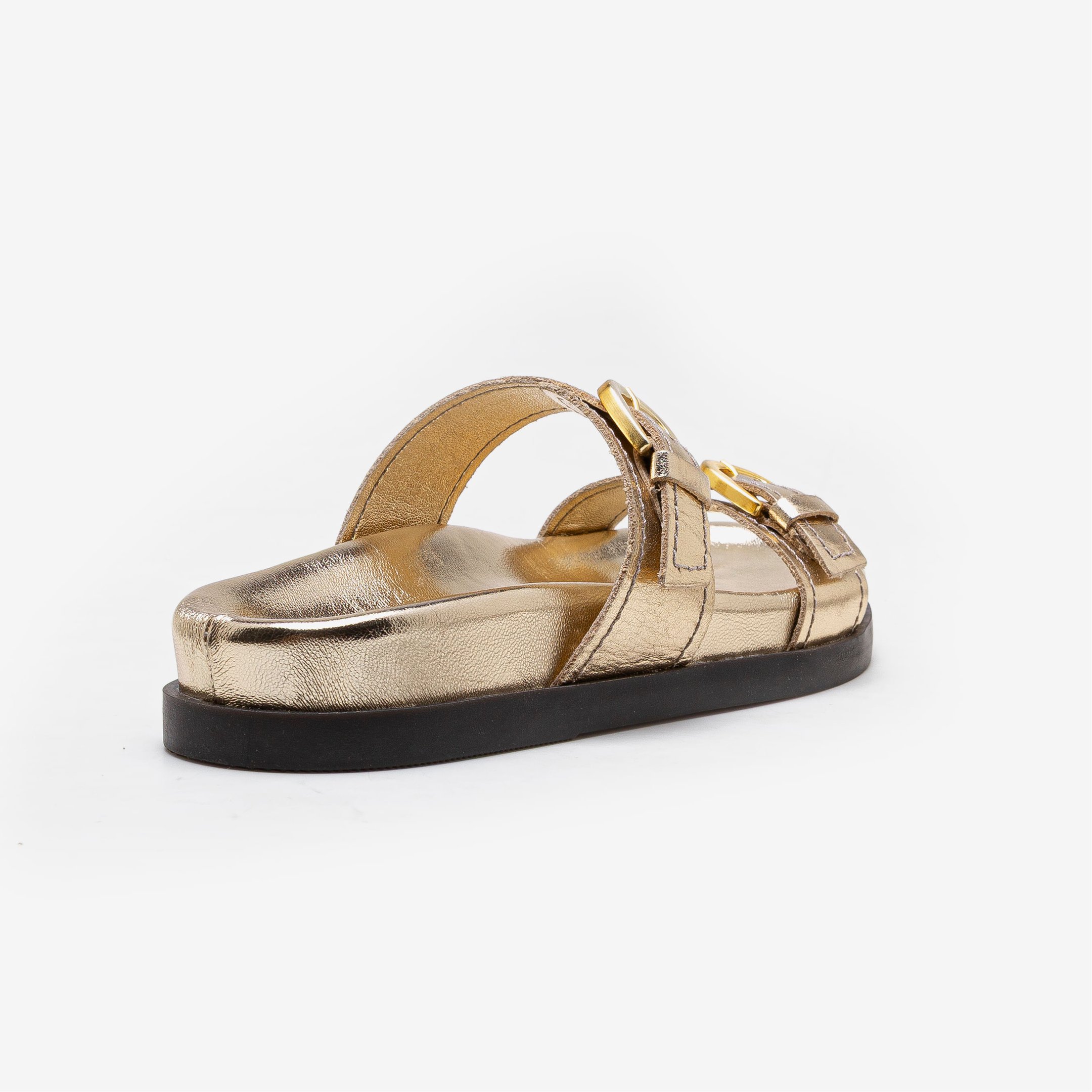 Papete Feminina Iris Dourado Dourado 3