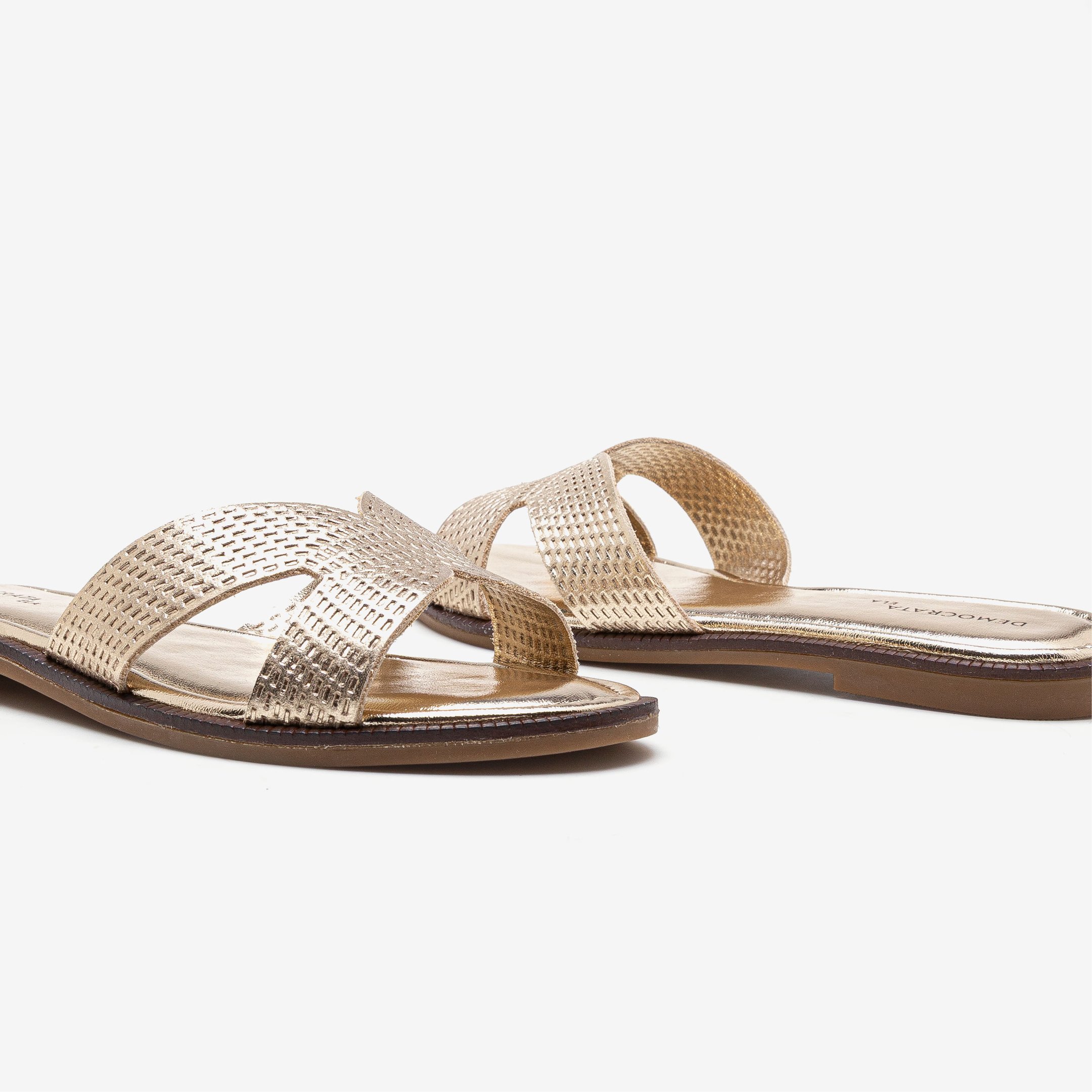 Rasteira Feminina Lunna Dourado Dourado 4