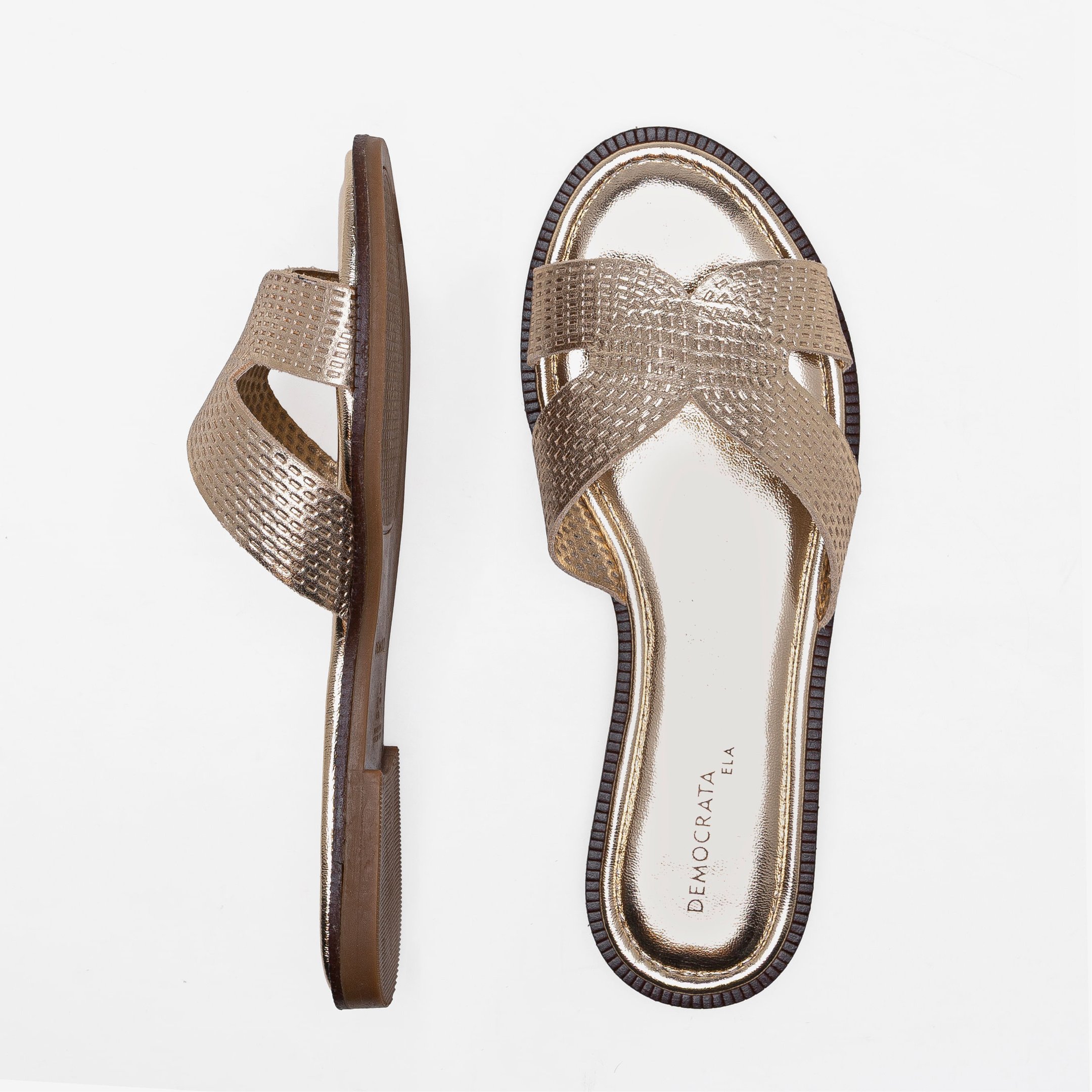 Rasteira Feminina Lunna Dourado Dourado 5