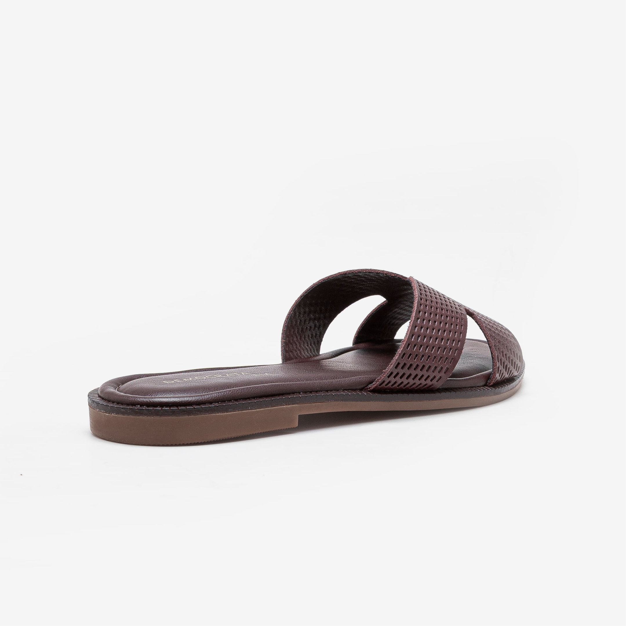 Rasteira Feminina Lunna Pinhão Marrom 3