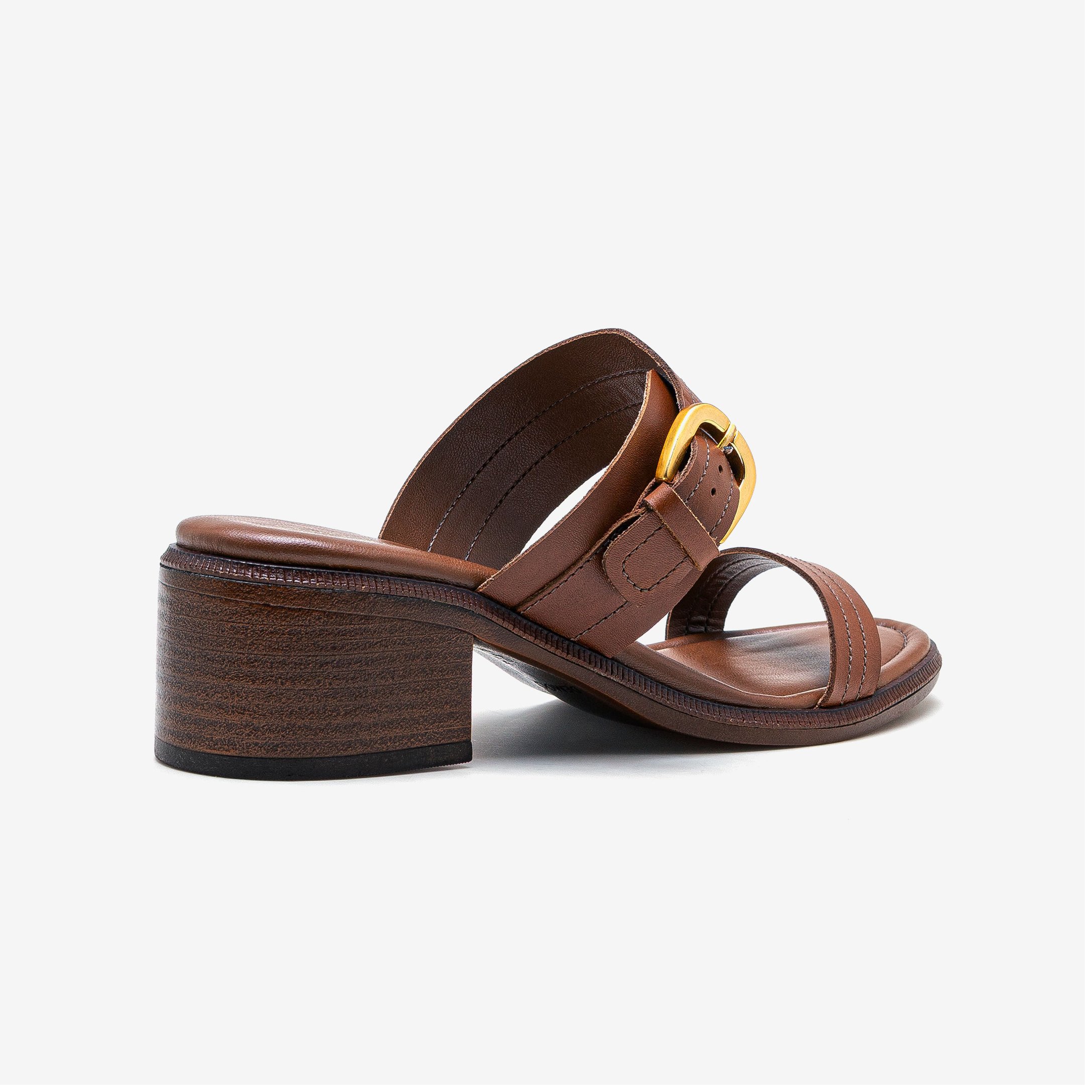 Sandália Feminina Evora Tan Marrom 3