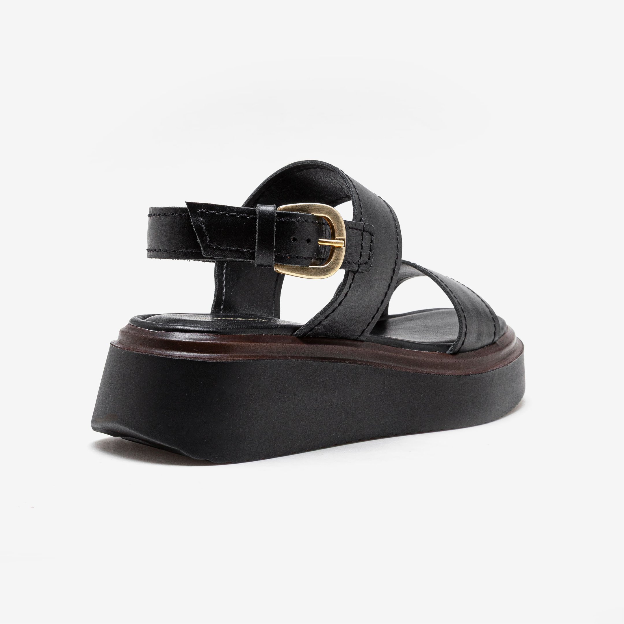 Sandália Feminina Serena Preto Preto 3