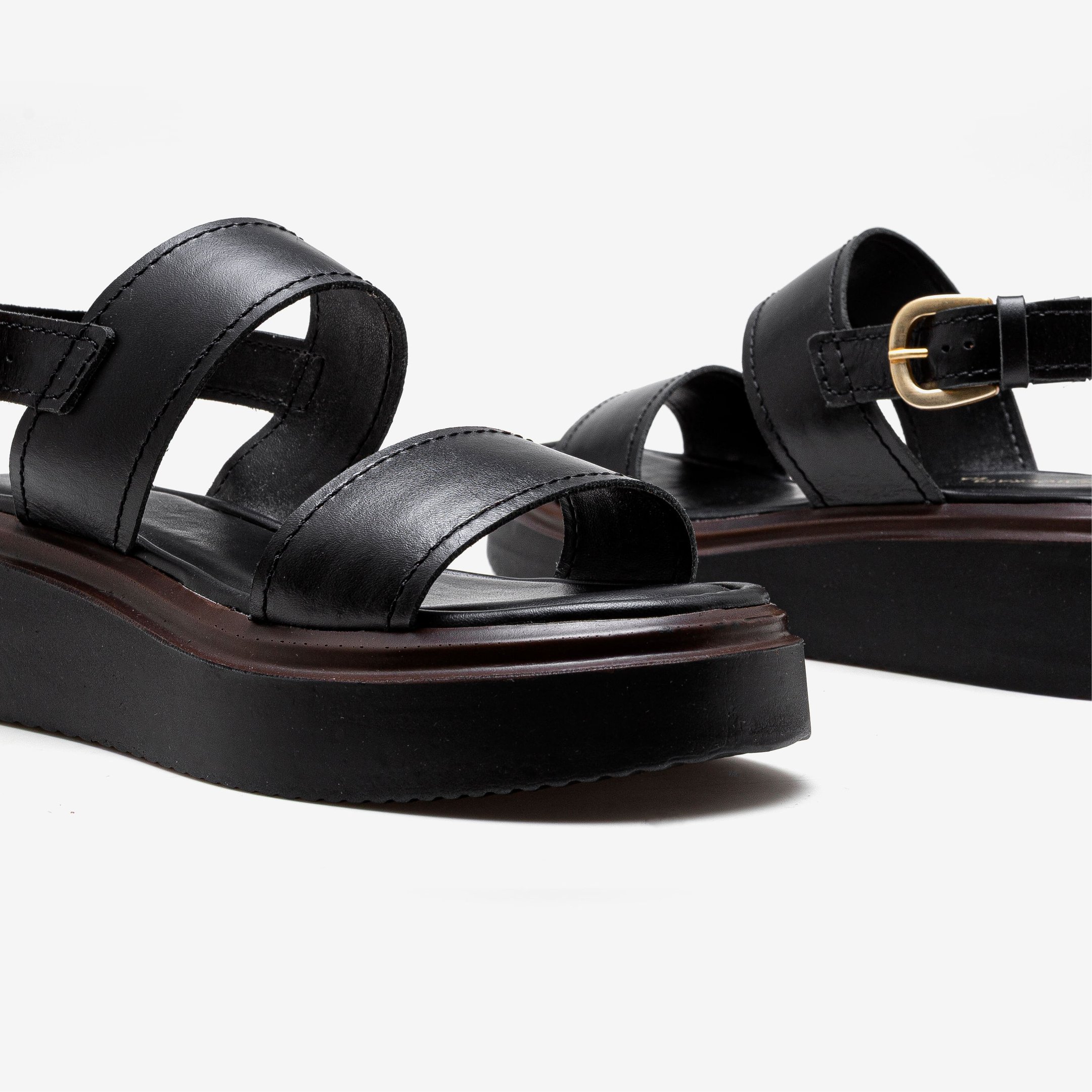 Sandália Feminina Serena Preto Preto 4