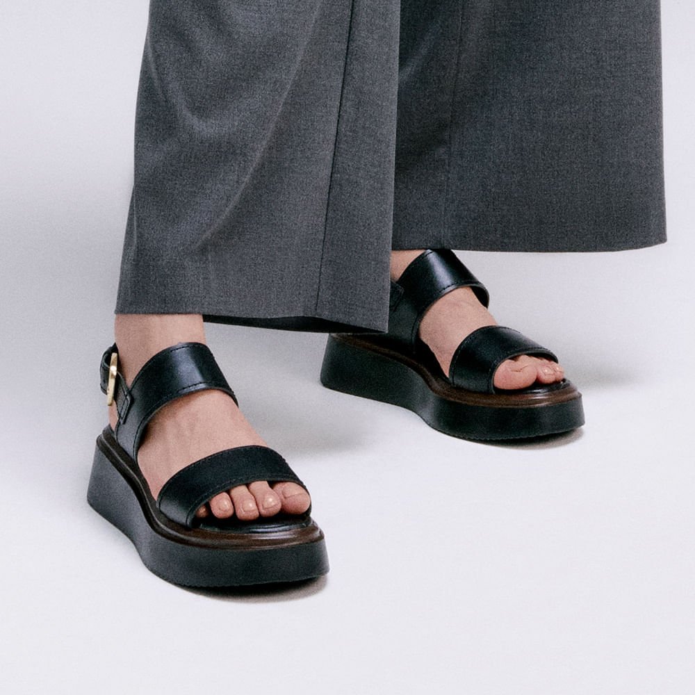 Sandália Feminina Serena Preto Preto 6