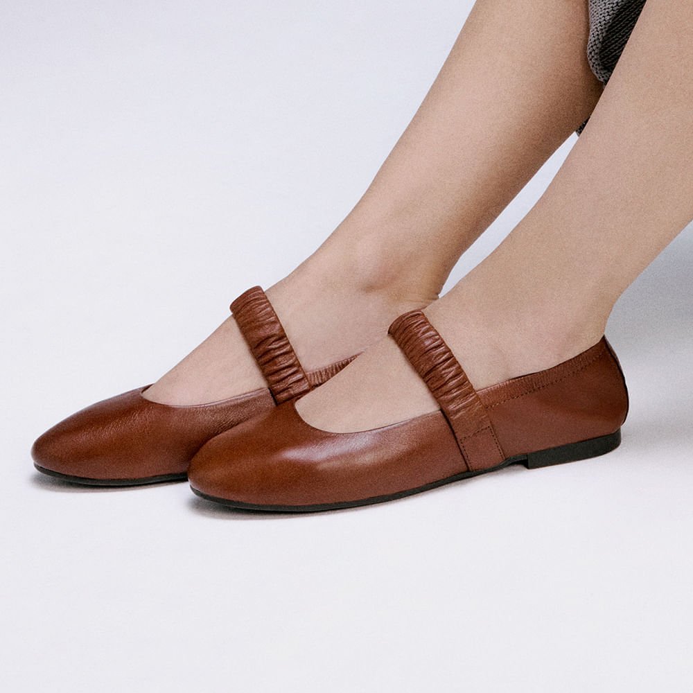 Sapatilha Feminina Emma Tan Marrom 6