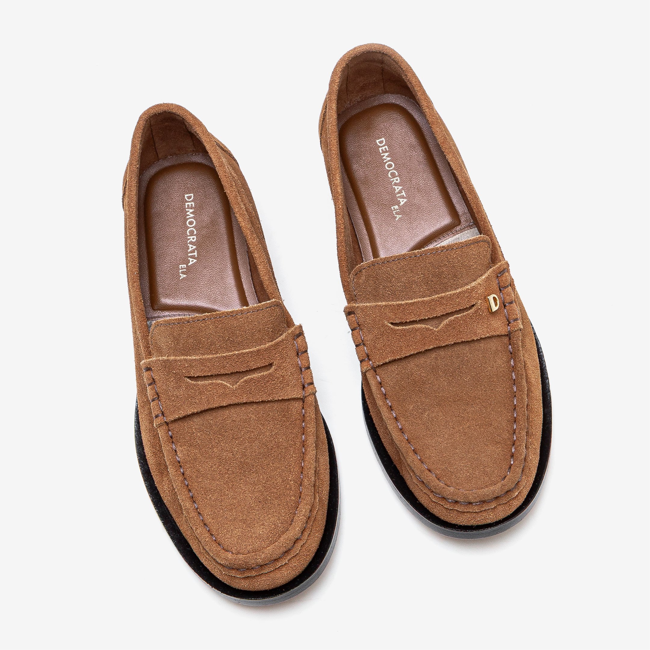 Mocassim Feminino Cora Amendoa Marrom 6