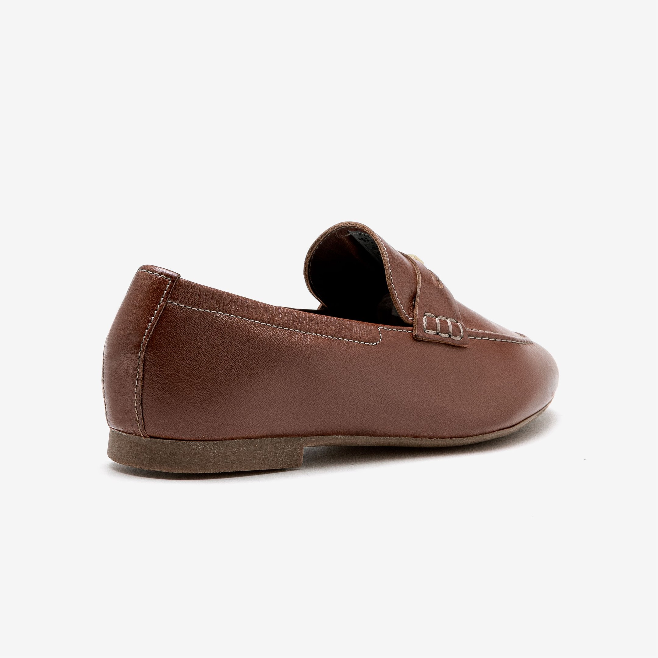 Loafer Feminino Sarah Tan Marrom 3
