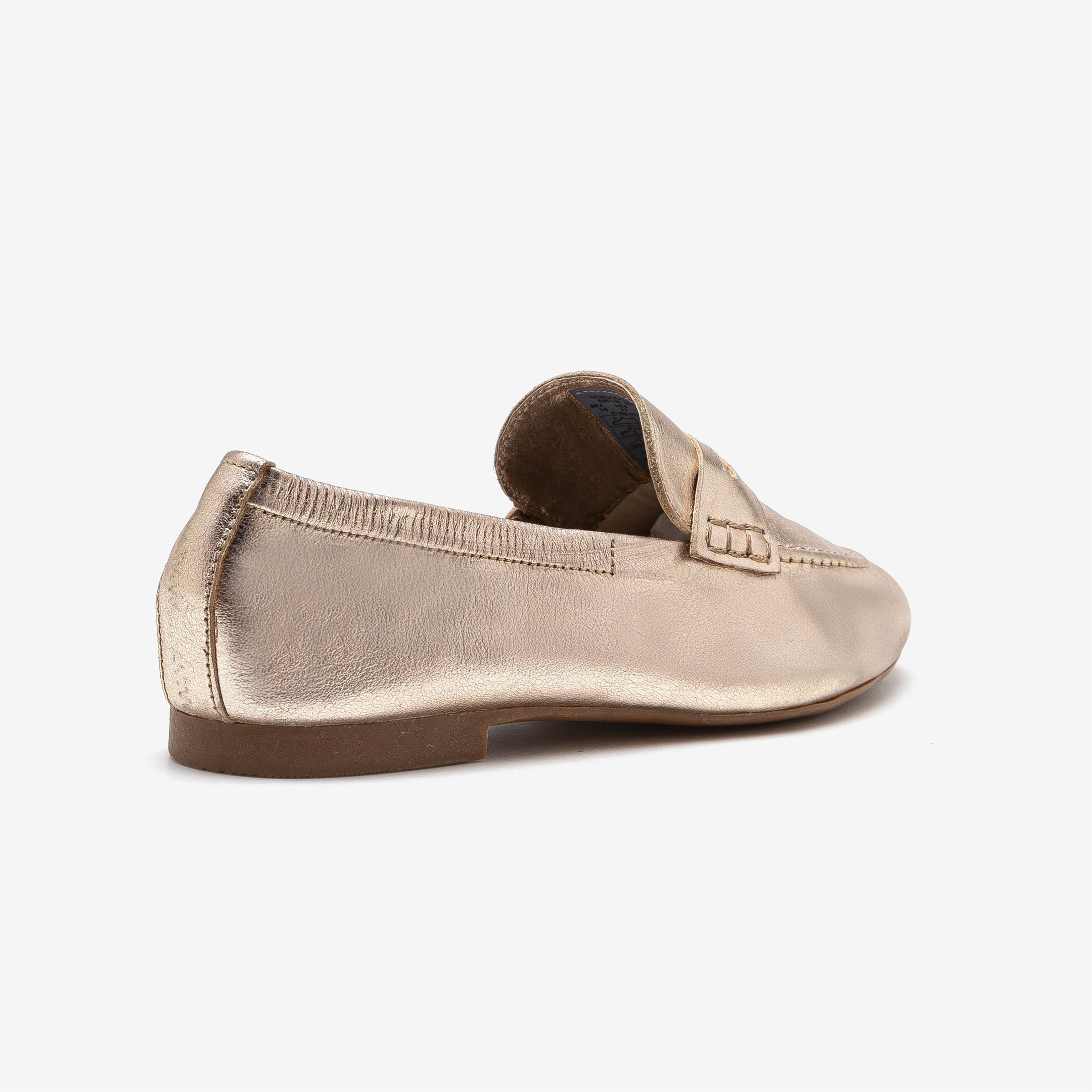 Loafer Feminino Sarah Dourado Dourado 3