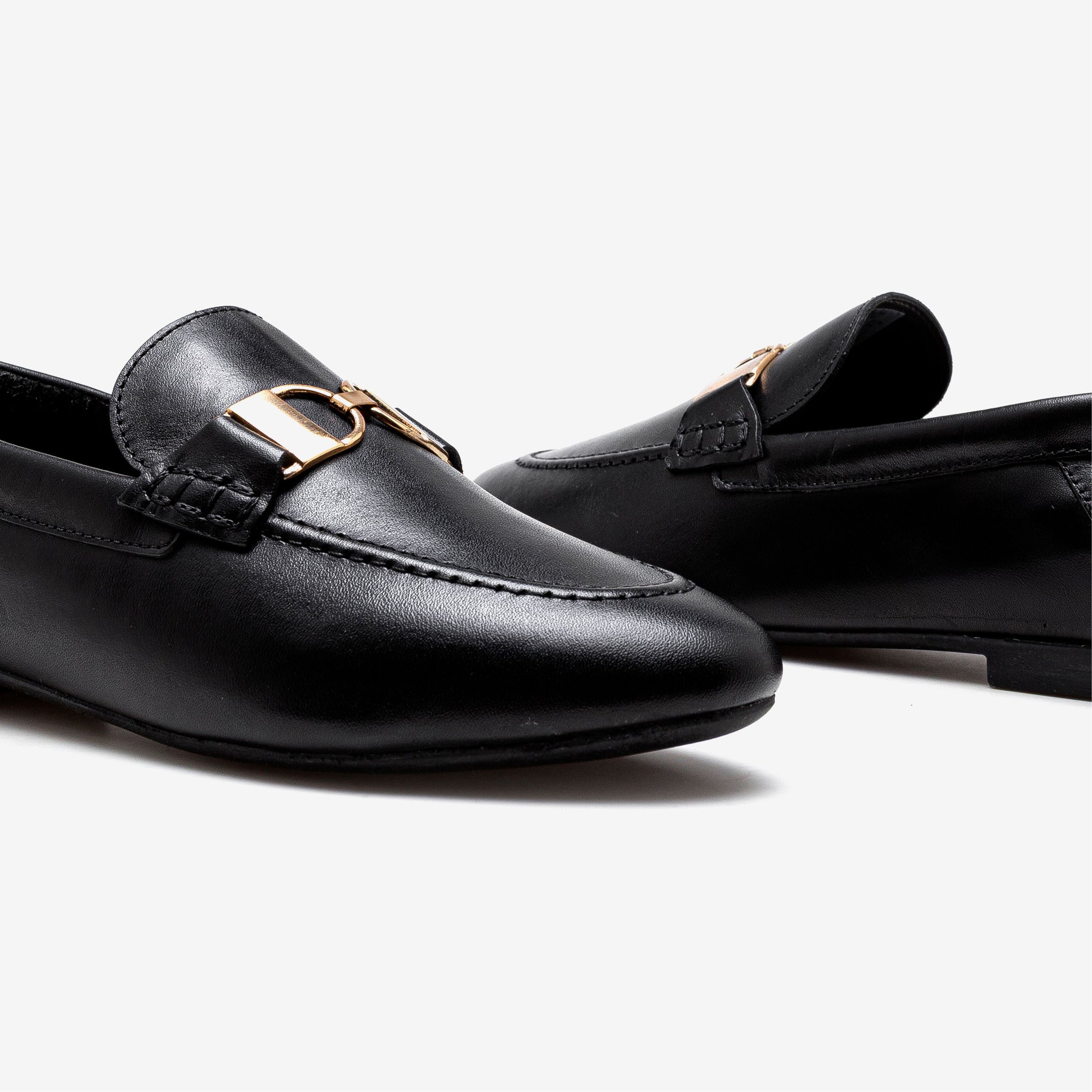 Loafer Feminino Sarah Preto Preto 4