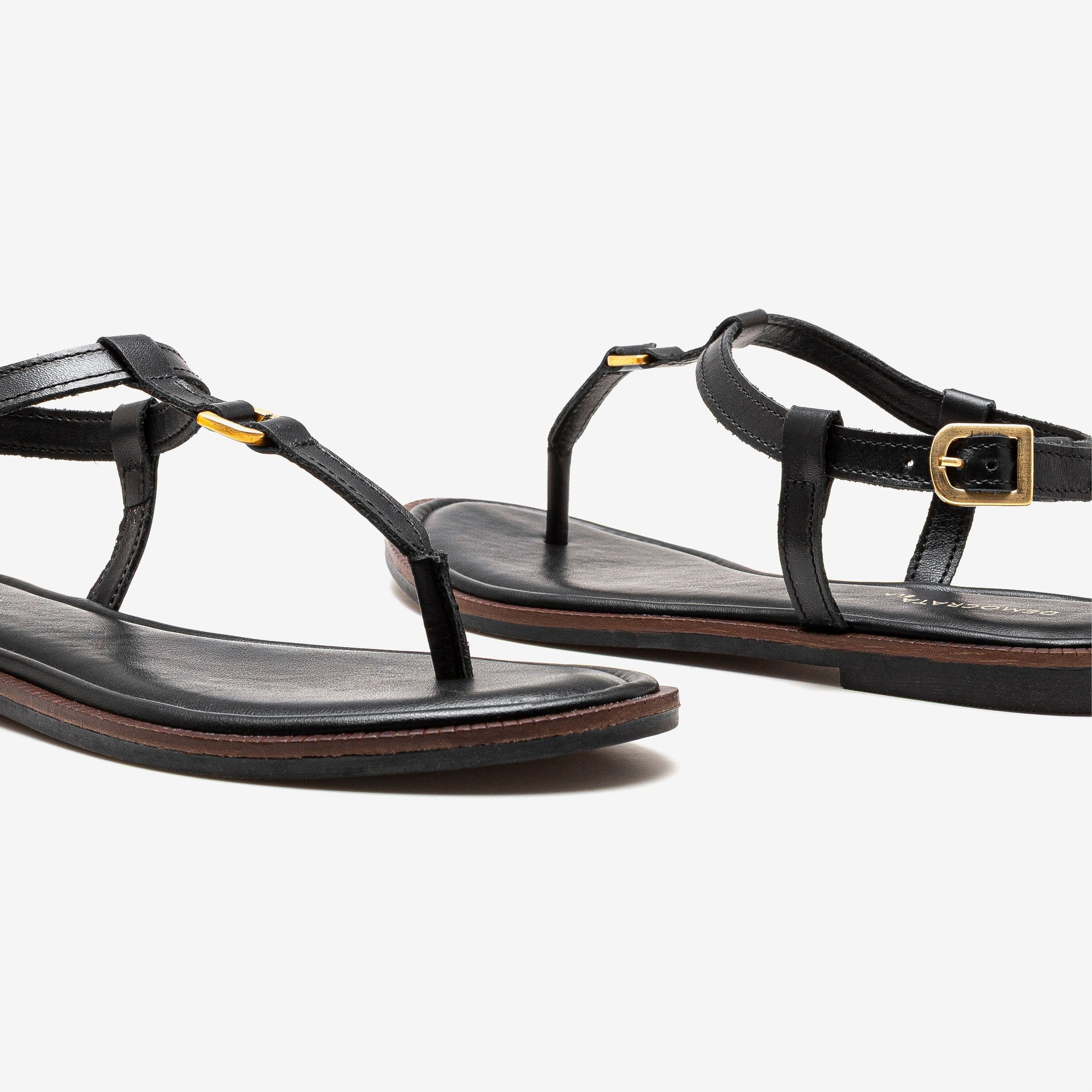 Rasteira Feminina Lunna Preto Preto 4