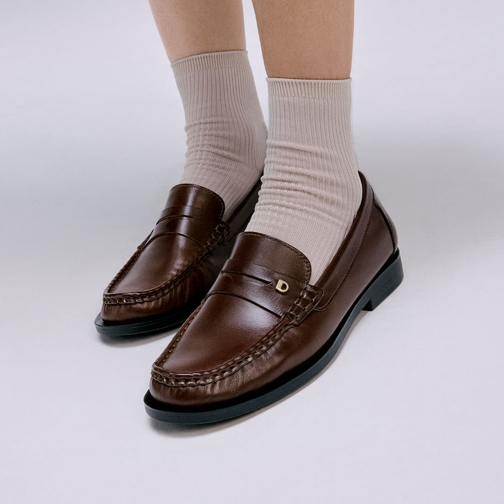 Mocassim Feminino Cora Marrom Marrom 7