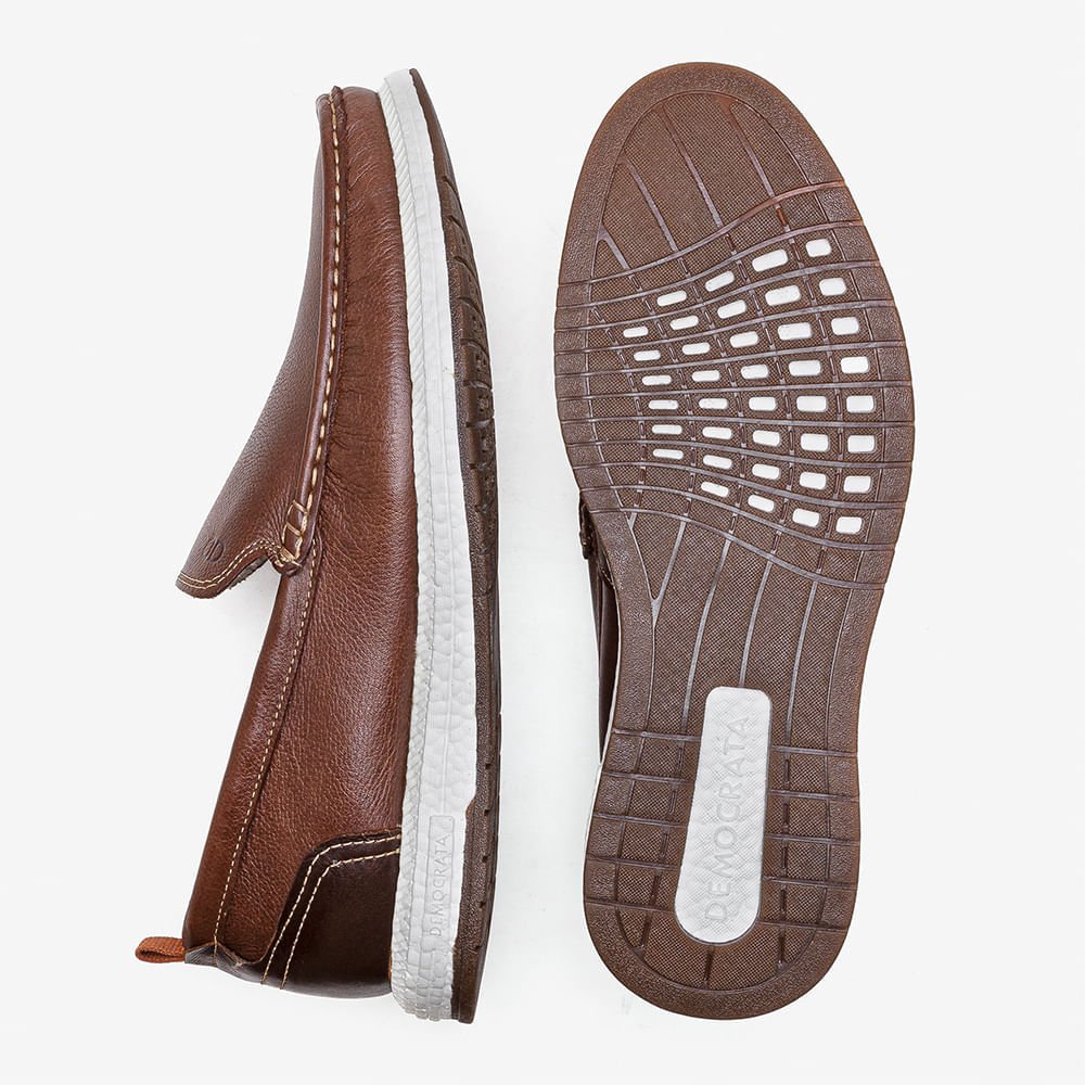 Mocassim Masculino Pulse Flop Marrom Marrom 4